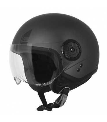 Casco jet Origine Neon easy titanio opaco