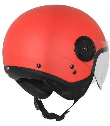 Casco jet Origine Neon easy arancio opaco