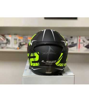 LS2 FF353 Rapid Chromo black matt yellow