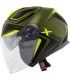 Casco jet Givi X.22 Planet Hyper verde giallo