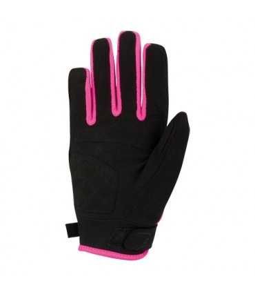 Damen-Motorradhandschuhe Bering York schwarz rosa