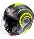 Casco jet One Alfa multi nero giallo