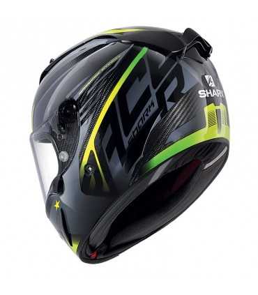 Casco Shark Race-r Pro carbon Aspy giallo