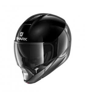 Casco apribile Shark Evojet Dual blank nero antracite