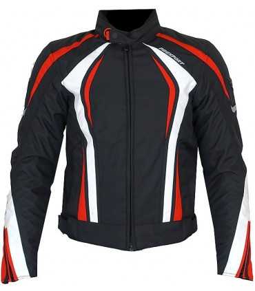 Prexport Pegaso jacket black white red