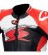 Lether suit 1 piece Spyke Estoril race red black