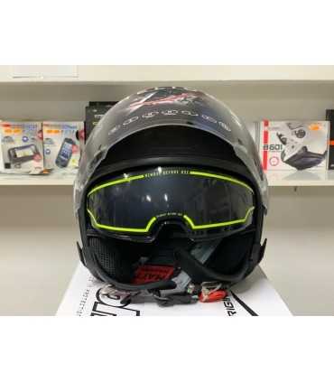 CASCO JET AIROH HELIOS NERO OPACO