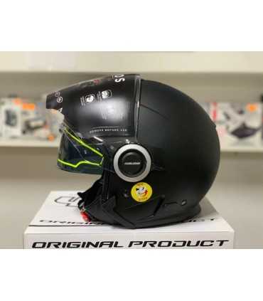 CASCO JET AIROH HELIOS NERO OPACO