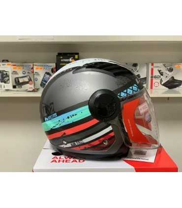 Casco jet LS2 Airflow Ronnie titanio opaco