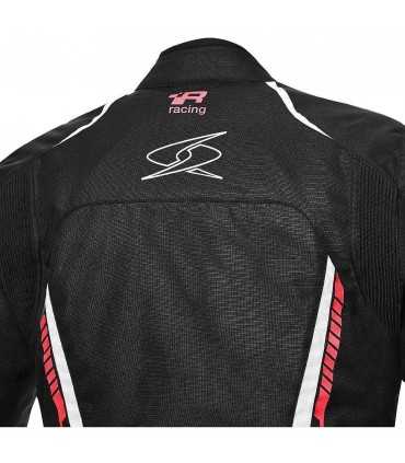 Giacca moto Spyke Daytona dry tecno sport nero rosso