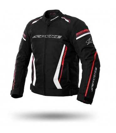 Giacca moto Spyke Daytona dry tecno sport nero rosso