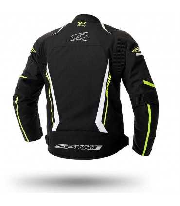 Veste moto Spyke Daytona dry tecno sport noir jaune