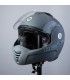 Casco moto apribile Bhr Reverse grigio opaco