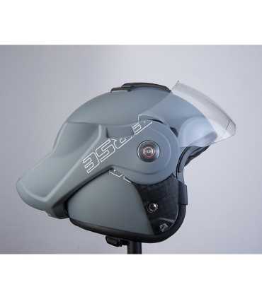 Casco moto apribile Bhr Reverse grigio opaco