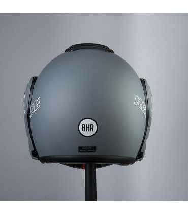 Casco moto apribile Bhr Reverse grigio opaco