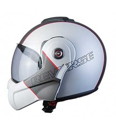 Casco moto apribile Bhr Reverse Cool bianco