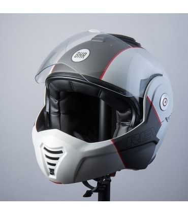 Casque moto modulaire Bhr Reverse Cool blanc