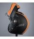 Casque moto modulaire Bhr Reverse Cool noir matt orange