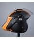 Casque moto modulaire Bhr Reverse Cool noir matt orange