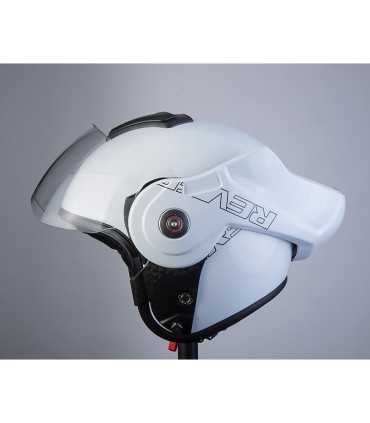 Casque moto modulaire Bhr Reverse blanc