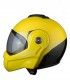 Casque moto modulaire Bhr Reverse jaune noir