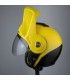 Casco moto apribile Bhr Reverse giallo nero