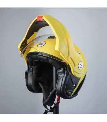 Casque moto modulaire Bhr Reverse jaune noir