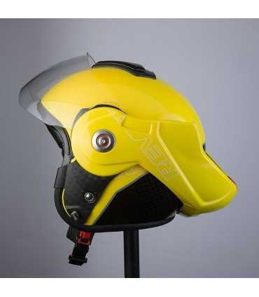 Casco moto apribile Bhr Reverse giallo nero