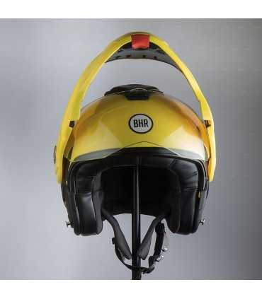 Casque moto modulaire Bhr Reverse jaune noir