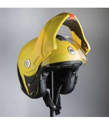 Casco moto apribile Bhr Reverse giallo nero