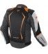 Giacca moto Seventy JR-47 nero arancio