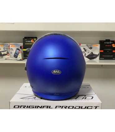 CASCO JET AIROH HELIOS BLU OPACO