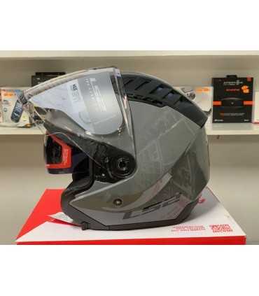 Casco jet LS2 Copter grigio nardo