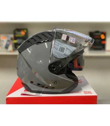 Casco jet LS2 Copter grigio nardo