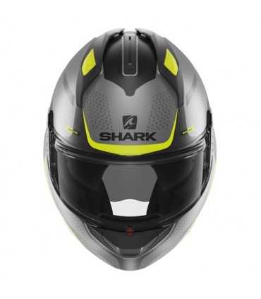 Casco Shark Evo Gt Encke grigio opaco giallo