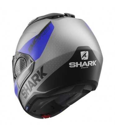 Casco Shark Evo Gt Encke grigio opaco blu