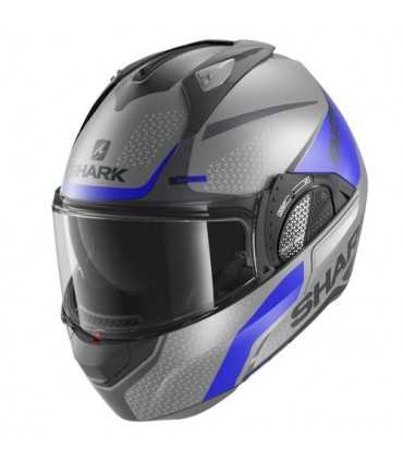 Casco Shark Evo Gt Encke grigio opaco blu