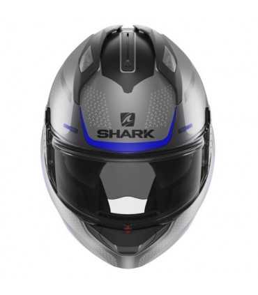 Casco Shark Evo Gt Encke grigio opaco blu