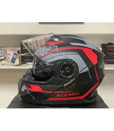 Casco apribile Acerbis Serel multi nero rosso