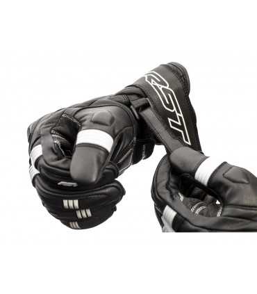 Gants racing RST Pilot CE noir blanc