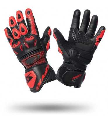 Racing glove Spyke Tech race black red