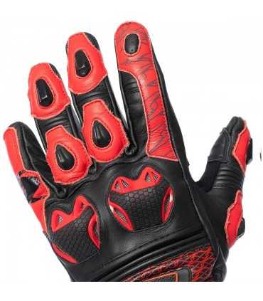 Guanti racing Spyke Tech race nero rosso