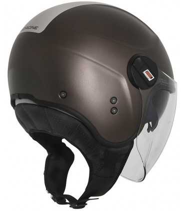 Casco jet Origine Alpha Next marrone