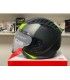 Casco jet LS2 Copter Urbane nero opaco giallo