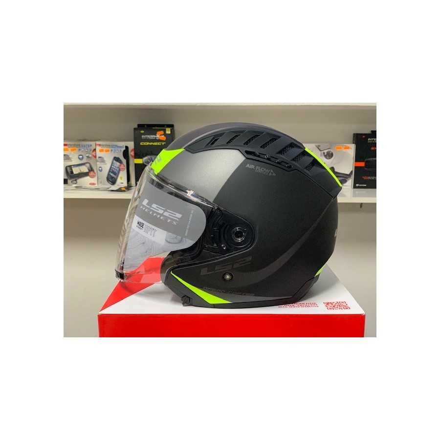 Casco jet LS2 OF600 COPTER Nero opaco