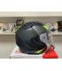 Casco jet LS2 Copter Urbane nero opaco giallo