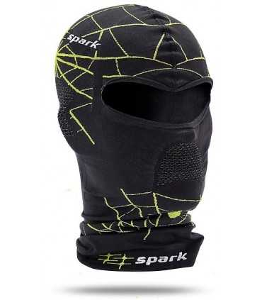 Spark Spider unter dem Helm fluo