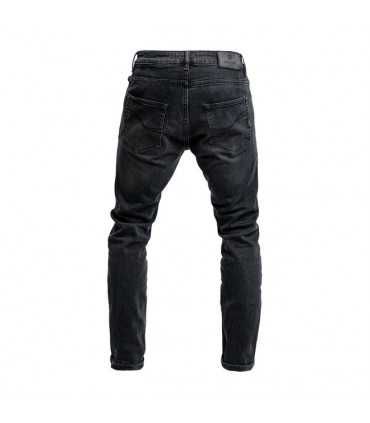 JOHN DOE PIONIER MONO JEANS VERWENDET SCHWARZ LANG 36