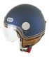 Casco jet Cgm Globo vintage blu opaco visiera corta