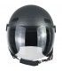 Casco jet Cgm Globo antracite opaco